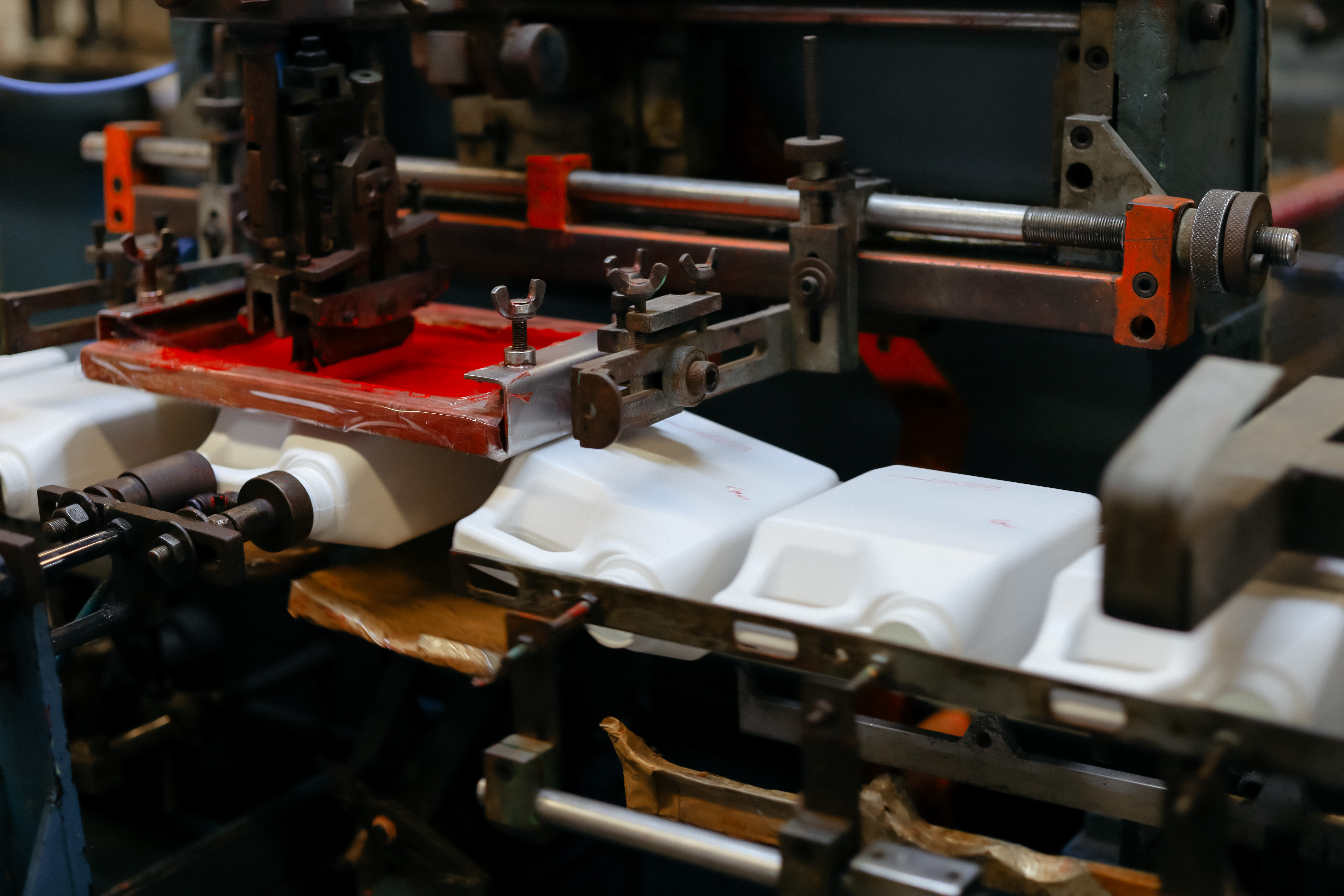 Silk screen printing machine